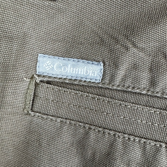 Columbia Pants Khaki Casual Outdoor Utility Cotton AM8048 Gorpcore B&T 42x32 - Picture 8 of 9